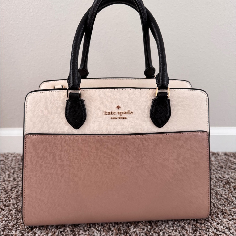 kate spade Black, Cream, and Tan Satchel / Crossbody